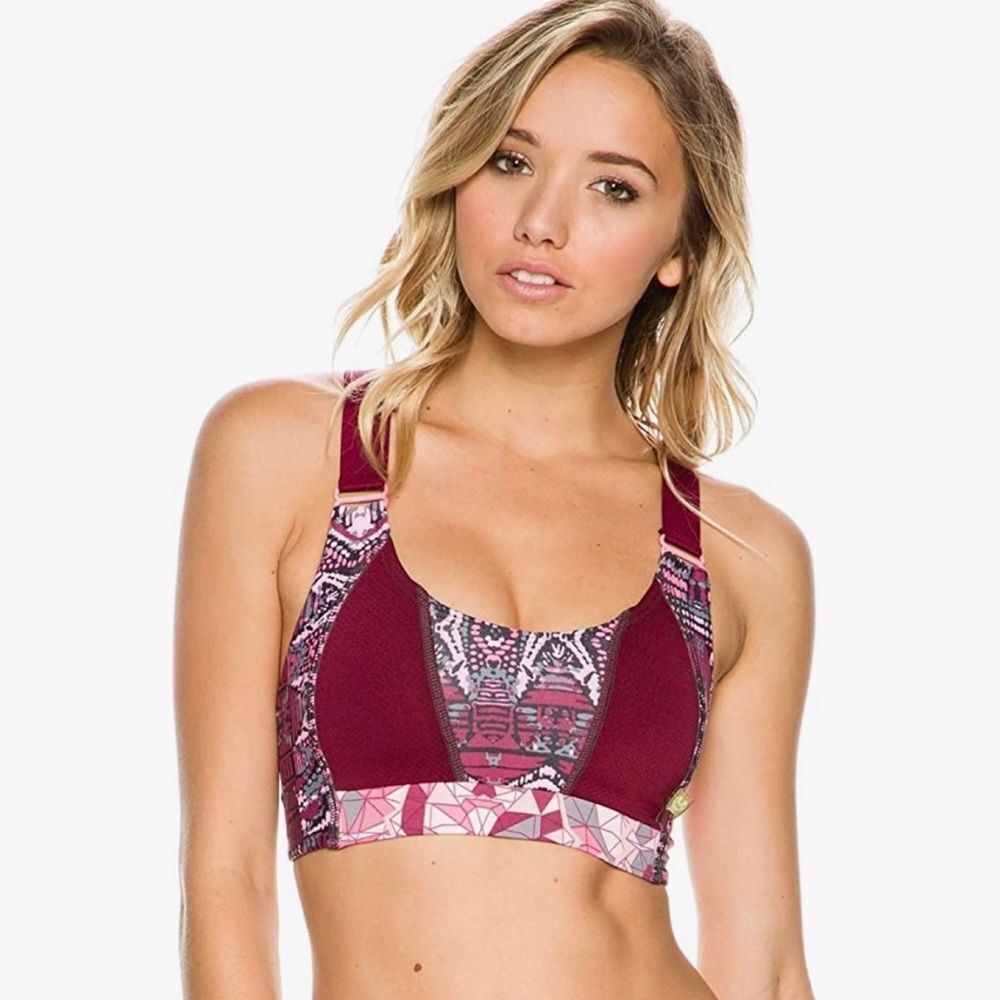 Maaji Women's Rosebloom Road Sports Bra Size Small